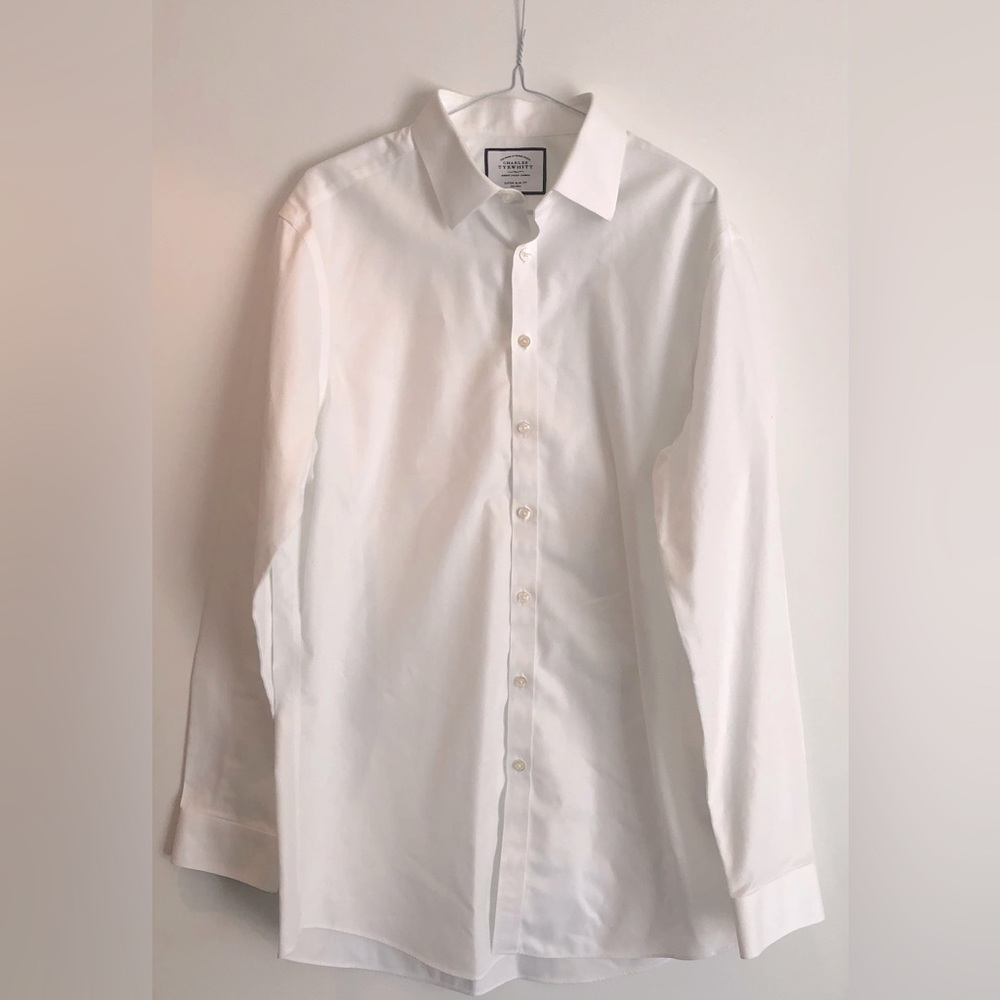 NWOT - Charles Tyrwhitt Men’s Super Slim Fit Non-Iron Twill Shirts